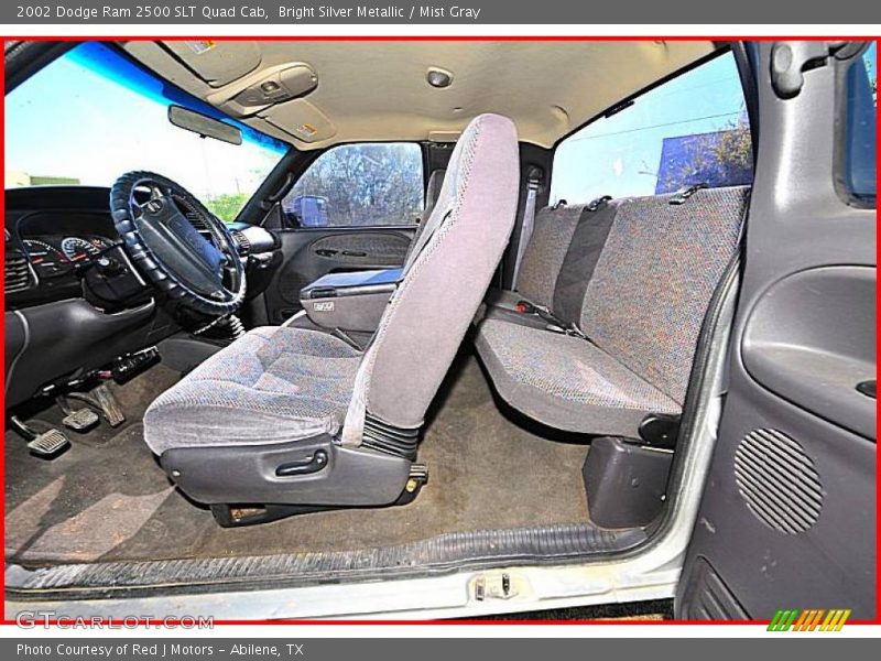 Bright Silver Metallic / Mist Gray 2002 Dodge Ram 2500 SLT Quad Cab