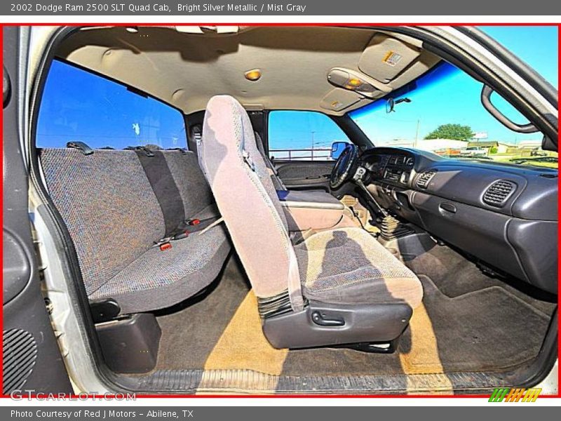 Bright Silver Metallic / Mist Gray 2002 Dodge Ram 2500 SLT Quad Cab