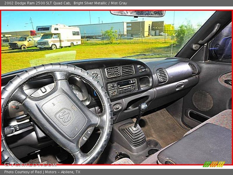 Bright Silver Metallic / Mist Gray 2002 Dodge Ram 2500 SLT Quad Cab