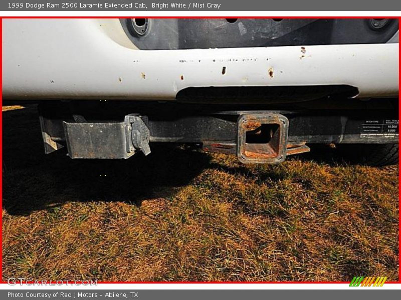 Bright White / Mist Gray 1999 Dodge Ram 2500 Laramie Extended Cab