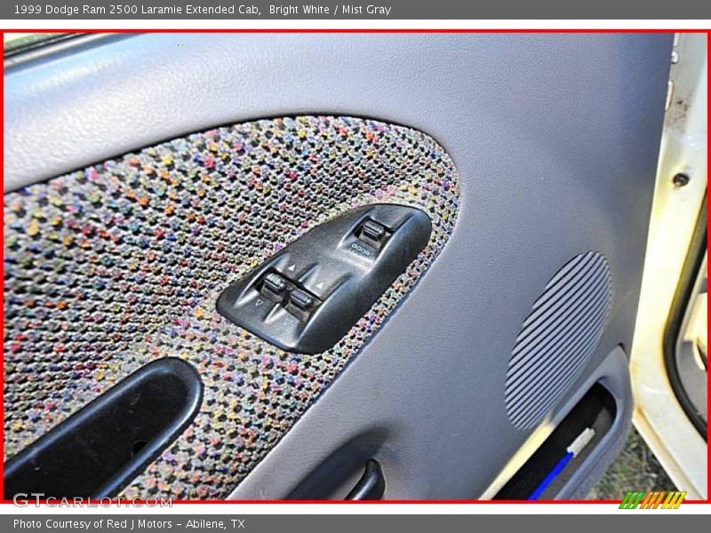 Bright White / Mist Gray 1999 Dodge Ram 2500 Laramie Extended Cab