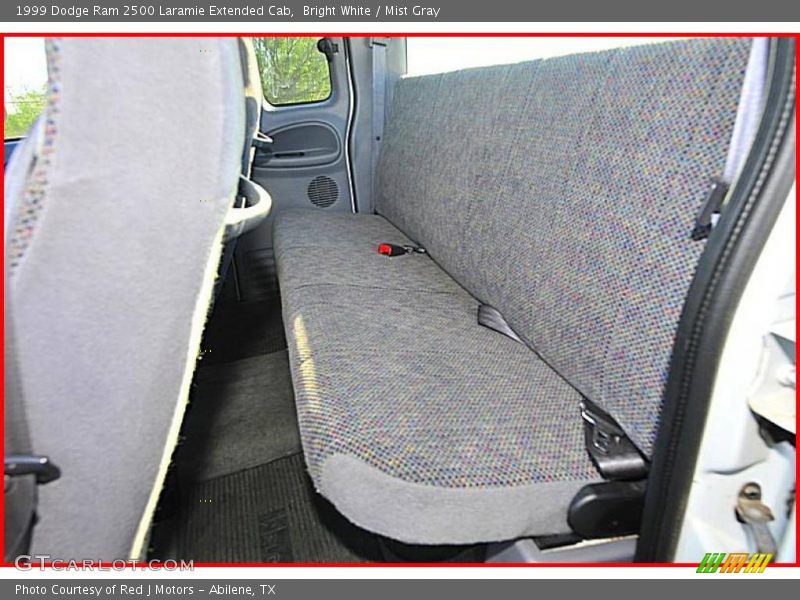 Bright White / Mist Gray 1999 Dodge Ram 2500 Laramie Extended Cab
