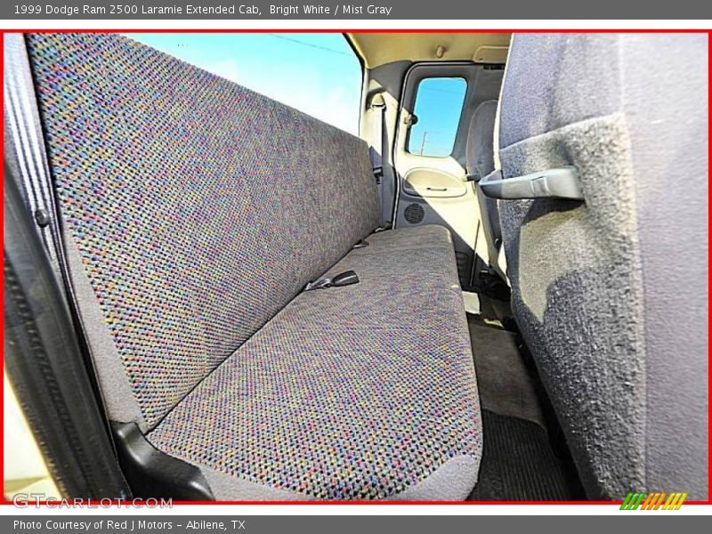 Bright White / Mist Gray 1999 Dodge Ram 2500 Laramie Extended Cab