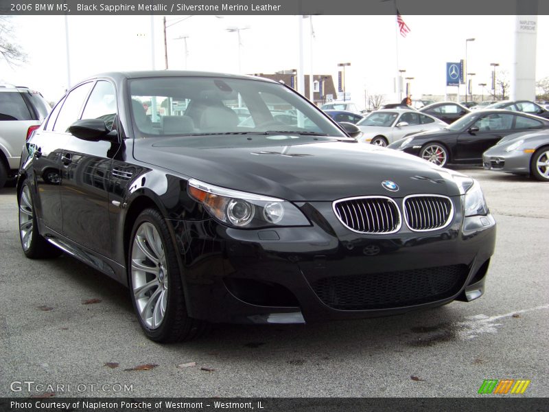 Black Sapphire Metallic / Silverstone Merino Leather 2006 BMW M5