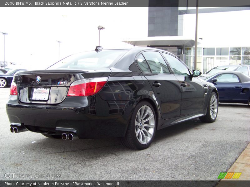 Black Sapphire Metallic / Silverstone Merino Leather 2006 BMW M5