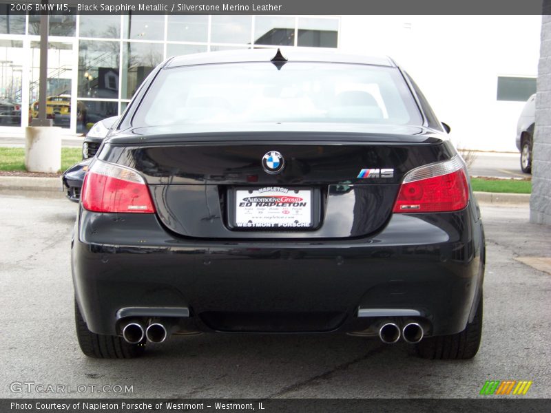 Black Sapphire Metallic / Silverstone Merino Leather 2006 BMW M5