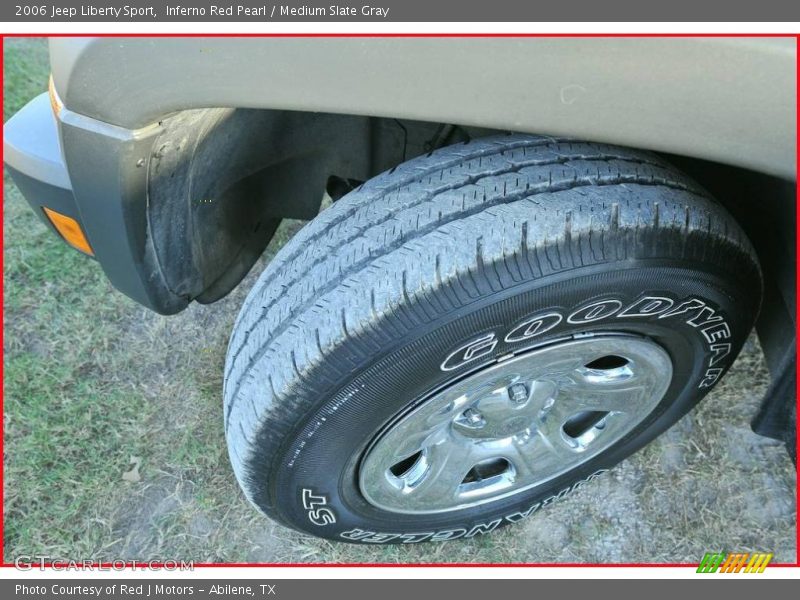 Inferno Red Pearl / Medium Slate Gray 2006 Jeep Liberty Sport