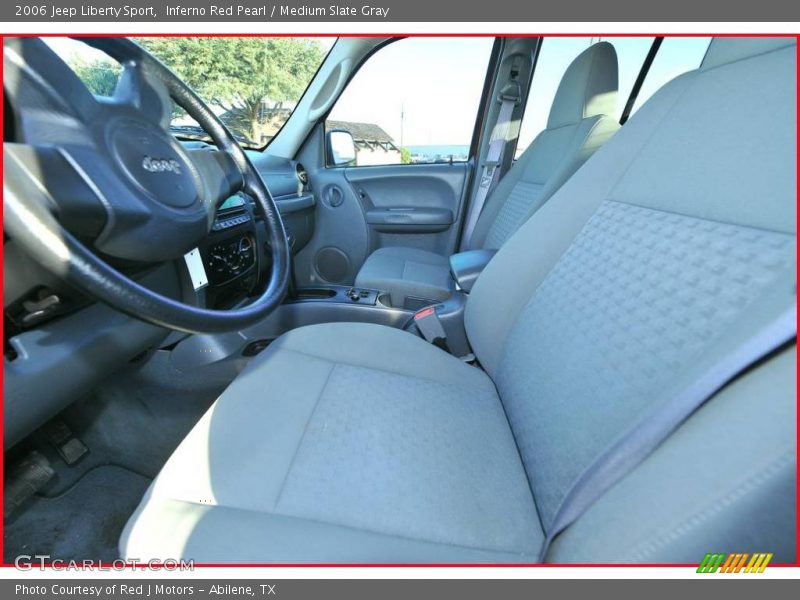 Inferno Red Pearl / Medium Slate Gray 2006 Jeep Liberty Sport
