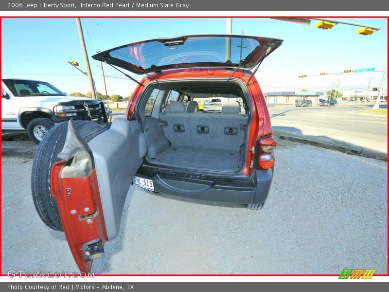 Inferno Red Pearl / Medium Slate Gray 2006 Jeep Liberty Sport