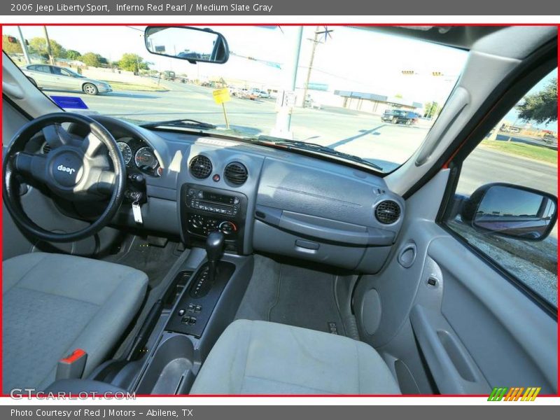 Inferno Red Pearl / Medium Slate Gray 2006 Jeep Liberty Sport