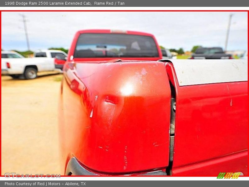 Flame Red / Tan 1998 Dodge Ram 2500 Laramie Extended Cab