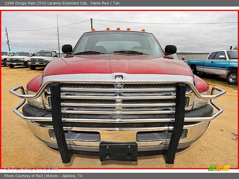 Flame Red / Tan 1998 Dodge Ram 2500 Laramie Extended Cab