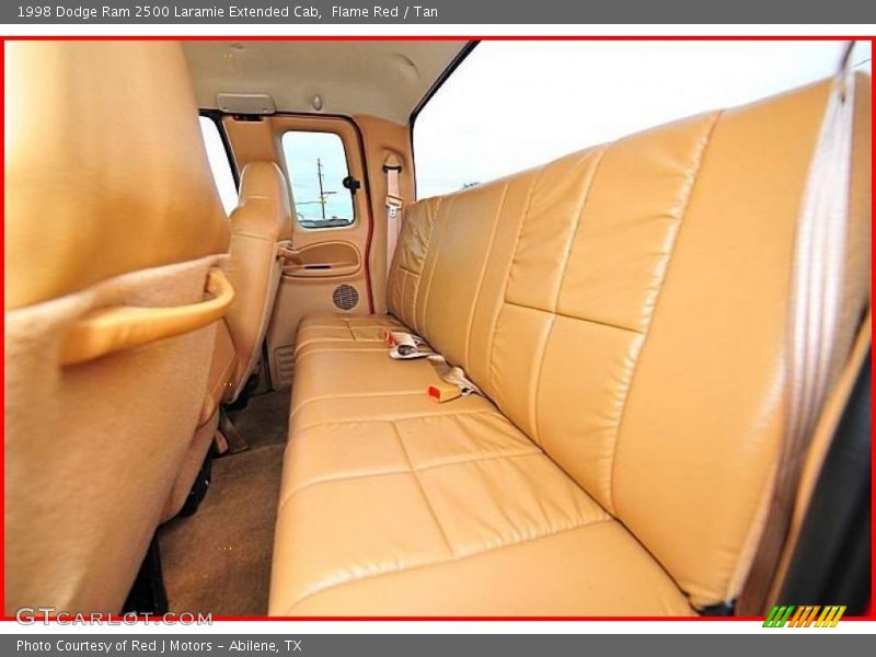 Flame Red / Tan 1998 Dodge Ram 2500 Laramie Extended Cab