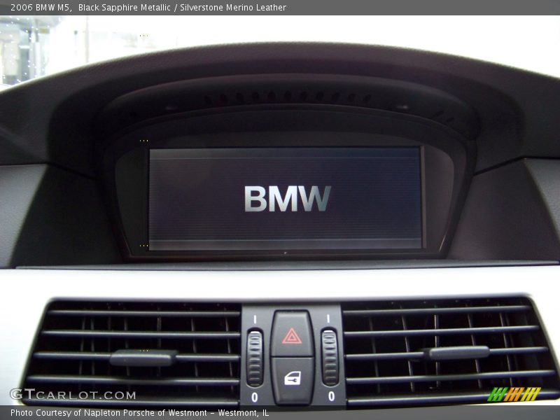 Black Sapphire Metallic / Silverstone Merino Leather 2006 BMW M5