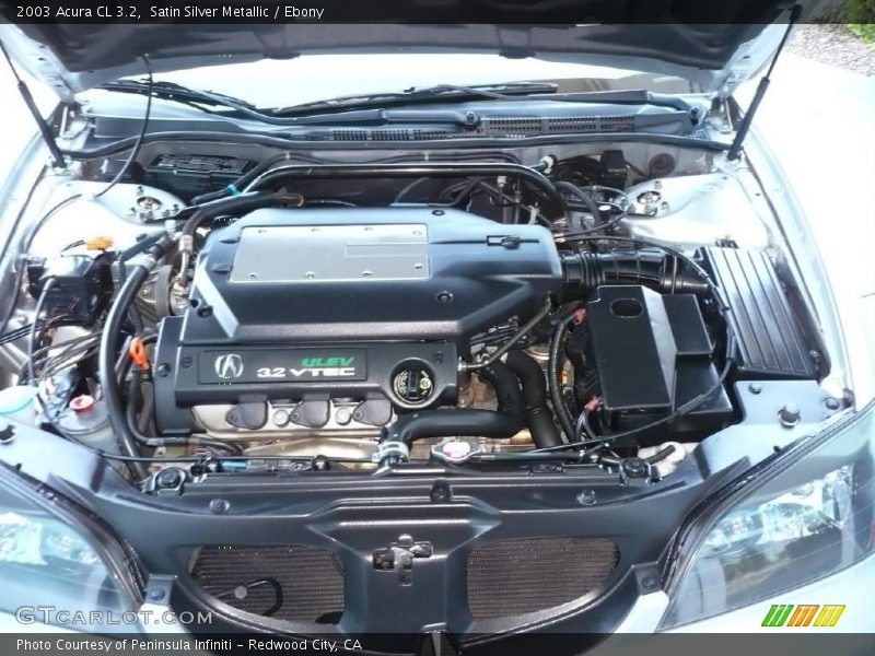 Satin Silver Metallic / Ebony 2003 Acura CL 3.2