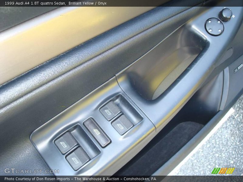 Brilliant Yellow / Onyx 1999 Audi A4 1.8T quattro Sedan