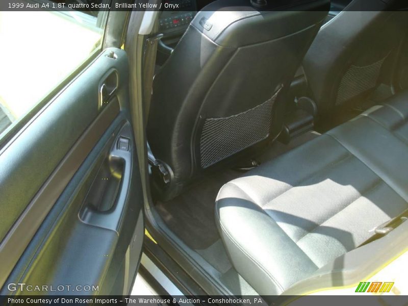 Brilliant Yellow / Onyx 1999 Audi A4 1.8T quattro Sedan