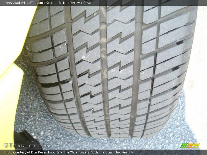 Brilliant Yellow / Onyx 1999 Audi A4 1.8T quattro Sedan