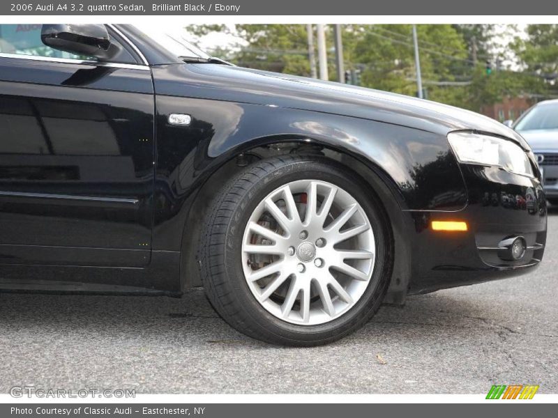 Brilliant Black / Ebony 2006 Audi A4 3.2 quattro Sedan