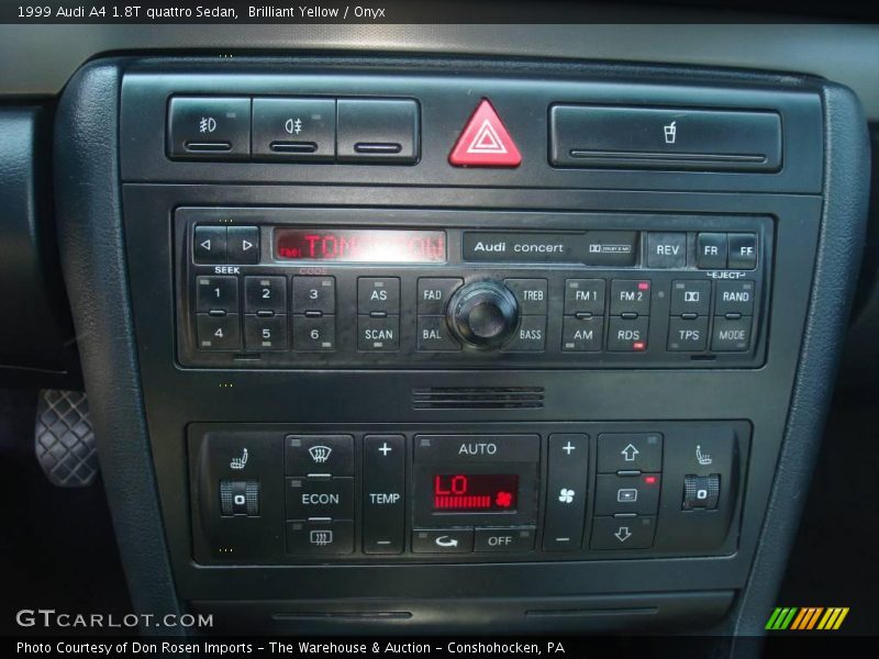 Brilliant Yellow / Onyx 1999 Audi A4 1.8T quattro Sedan