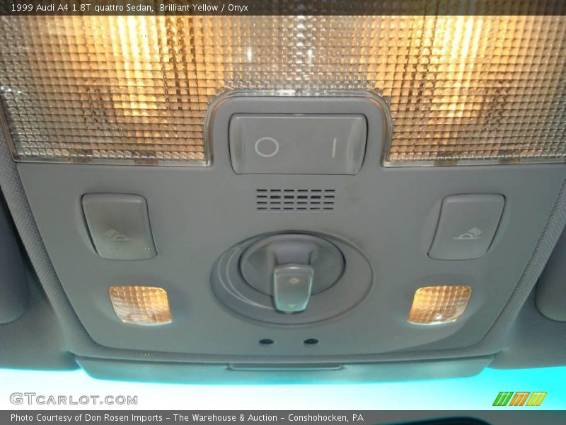 Brilliant Yellow / Onyx 1999 Audi A4 1.8T quattro Sedan