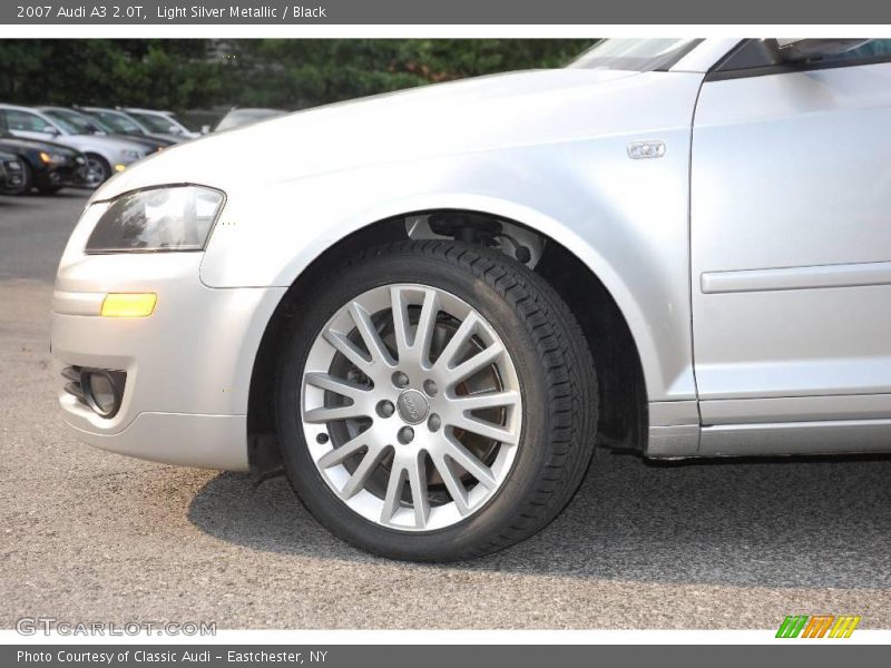 Light Silver Metallic / Black 2007 Audi A3 2.0T