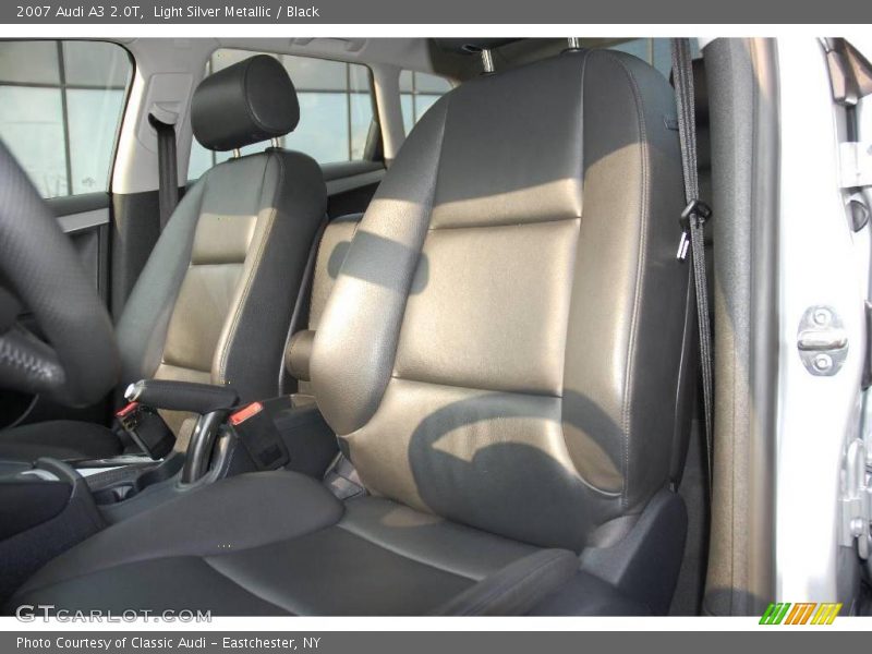 Light Silver Metallic / Black 2007 Audi A3 2.0T
