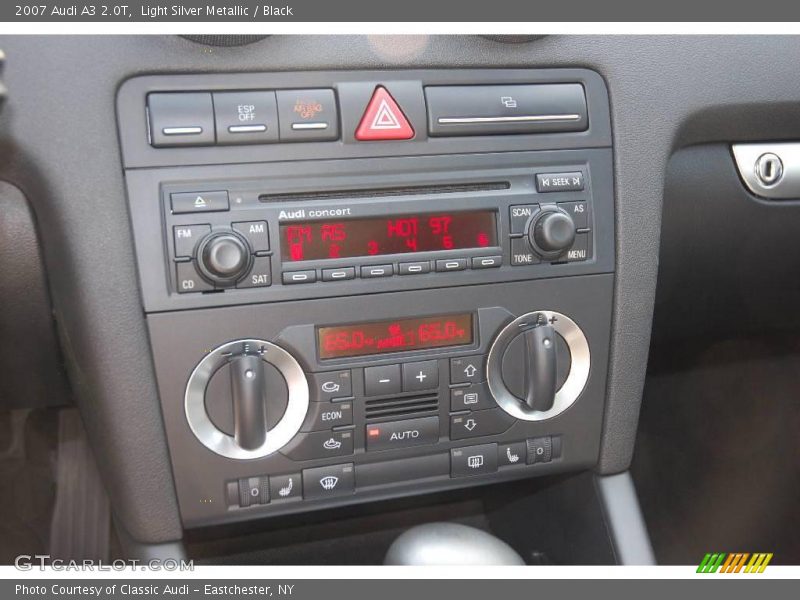 Light Silver Metallic / Black 2007 Audi A3 2.0T
