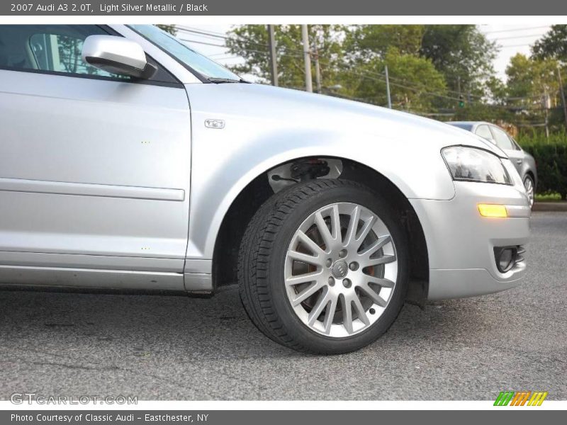 Light Silver Metallic / Black 2007 Audi A3 2.0T