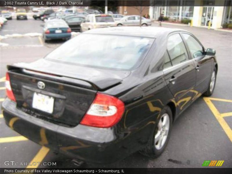 Black / Dark Charcoal 2002 Toyota Camry LE