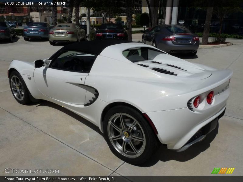 Ice White / Black 2009 Lotus Elise