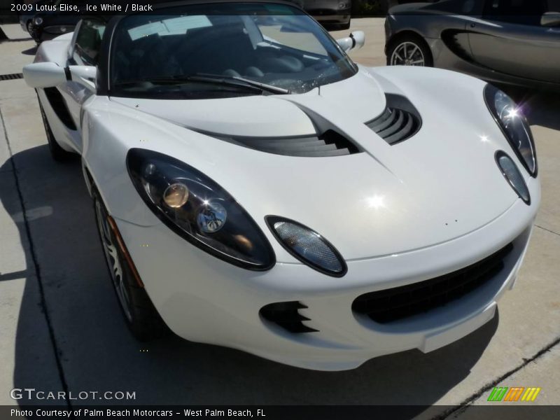 Ice White / Black 2009 Lotus Elise