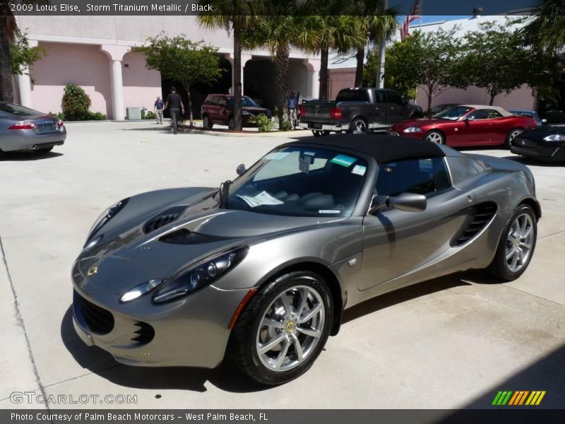 Storm Titanium Metallic / Black 2009 Lotus Elise