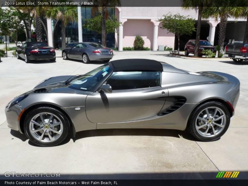 Storm Titanium Metallic / Black 2009 Lotus Elise