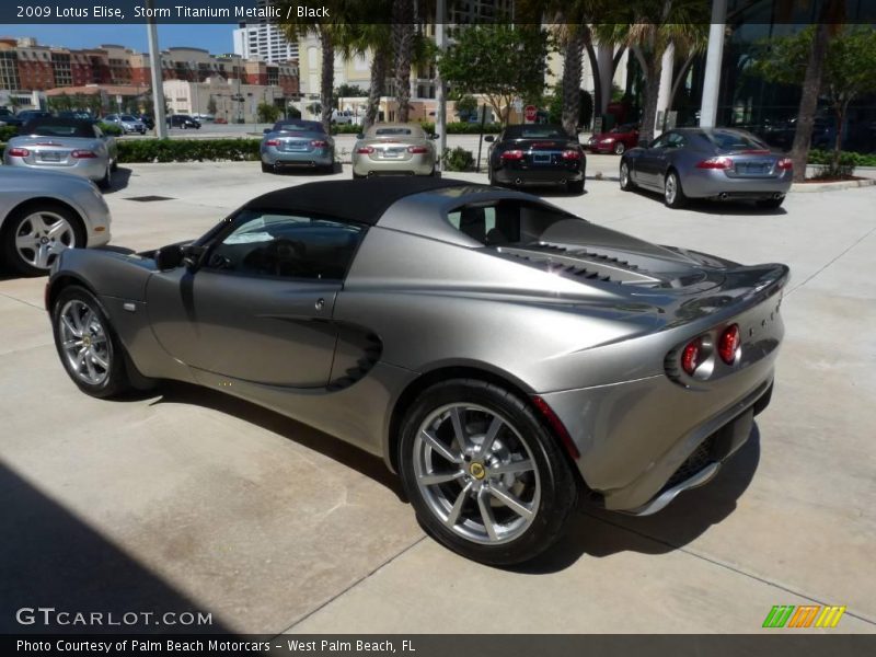 Storm Titanium Metallic / Black 2009 Lotus Elise