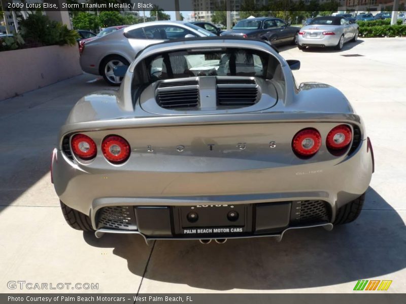 Storm Titanium Metallic / Black 2009 Lotus Elise