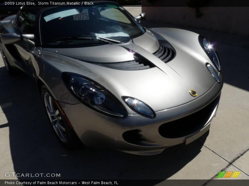 Storm Titanium Metallic / Black 2009 Lotus Elise