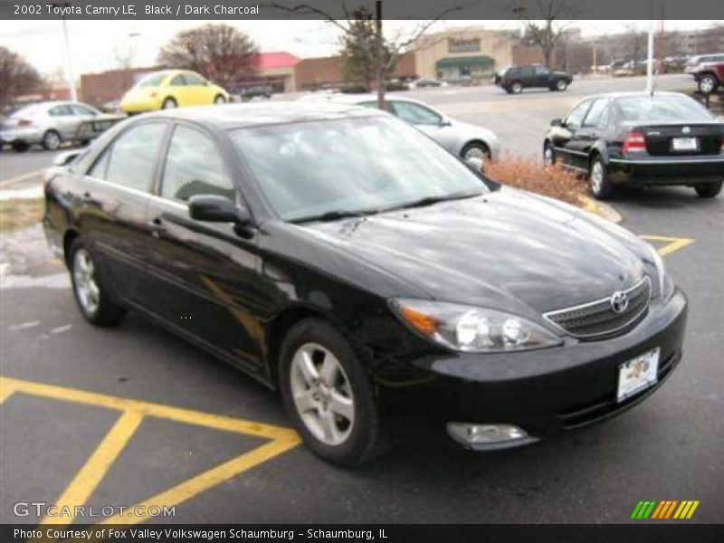 Black / Dark Charcoal 2002 Toyota Camry LE