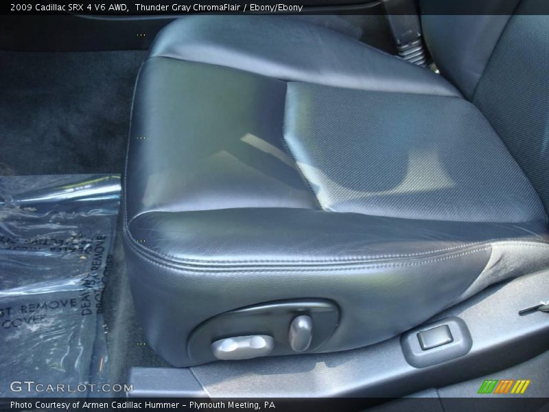 Thunder Gray ChromaFlair / Ebony/Ebony 2009 Cadillac SRX 4 V6 AWD