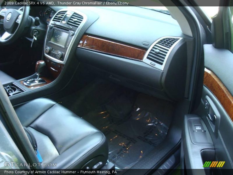 Thunder Gray ChromaFlair / Ebony/Ebony 2009 Cadillac SRX 4 V6 AWD
