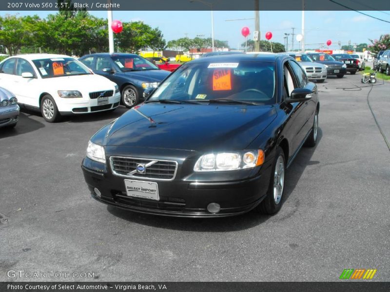 Black / Graphite 2007 Volvo S60 2.5T