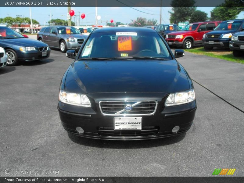 Black / Graphite 2007 Volvo S60 2.5T