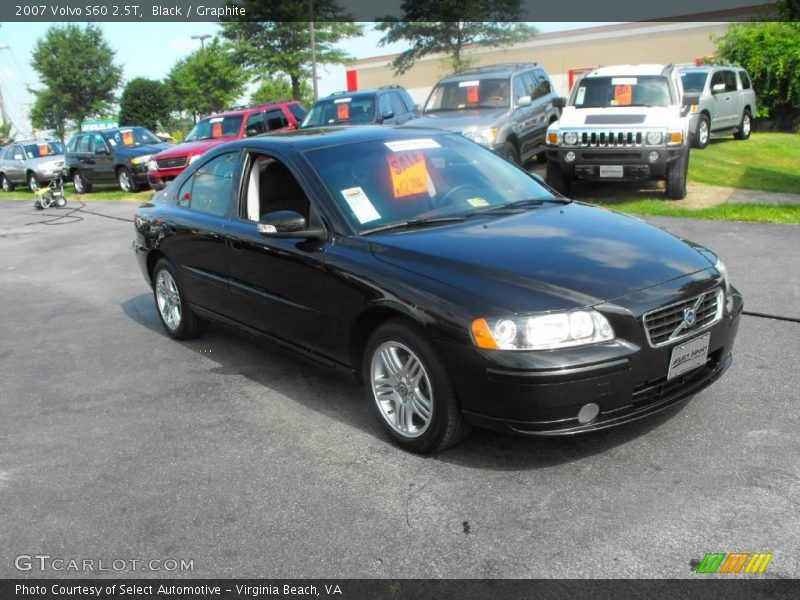 Black / Graphite 2007 Volvo S60 2.5T