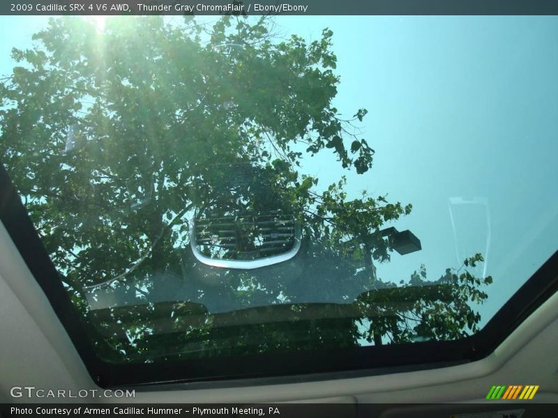 Thunder Gray ChromaFlair / Ebony/Ebony 2009 Cadillac SRX 4 V6 AWD