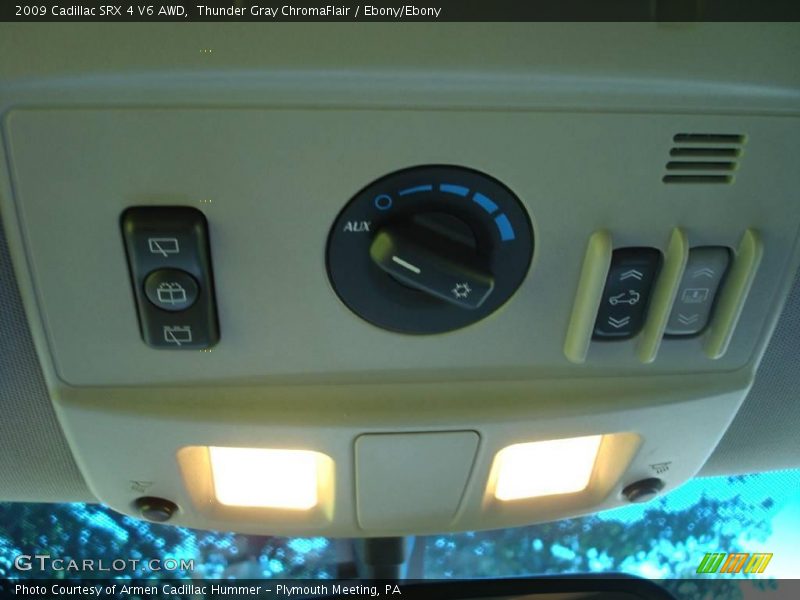 Thunder Gray ChromaFlair / Ebony/Ebony 2009 Cadillac SRX 4 V6 AWD