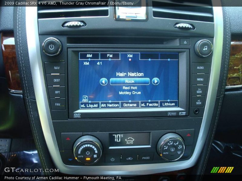 Thunder Gray ChromaFlair / Ebony/Ebony 2009 Cadillac SRX 4 V6 AWD