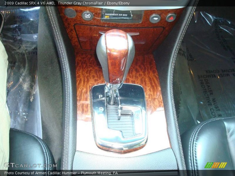 Thunder Gray ChromaFlair / Ebony/Ebony 2009 Cadillac SRX 4 V6 AWD