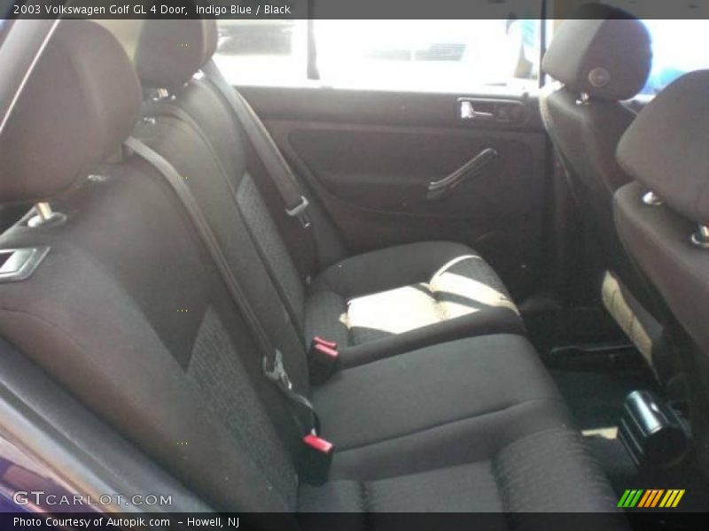 Indigo Blue / Black 2003 Volkswagen Golf GL 4 Door