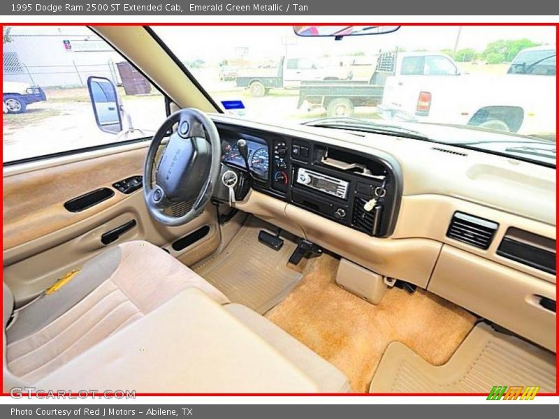 Emerald Green Metallic / Tan 1995 Dodge Ram 2500 ST Extended Cab