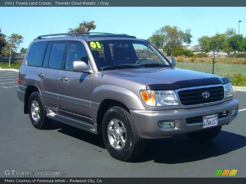 Thunder Cloud Metallic / Gray 2001 Toyota Land Cruiser